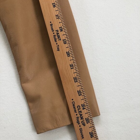 Vintage St. John Sport By Marie Gray 100% Leather Jacket Camel Size Medium EUC - Picture 15 of 16